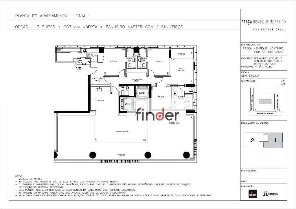 Apartamento à venda com 3 quartos, 232m² - Foto 67