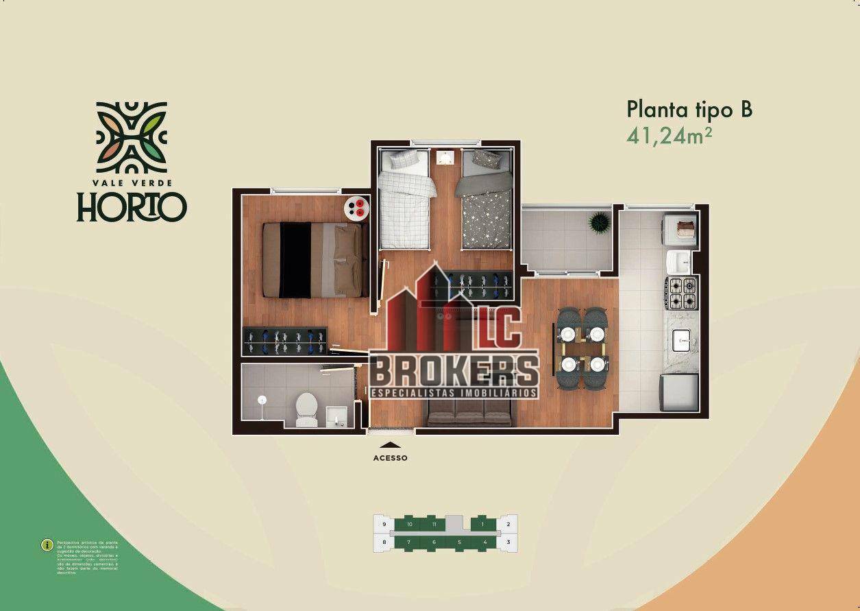 Apartamento à venda com 2 quartos, 41m² - Foto 19