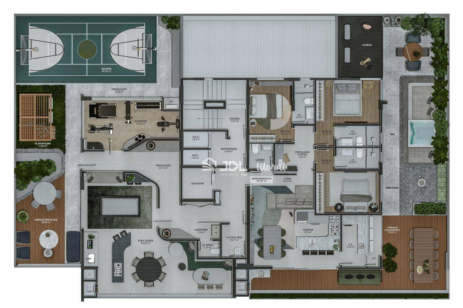 Apartamento à venda com 3 quartos, 116m² - Foto 7