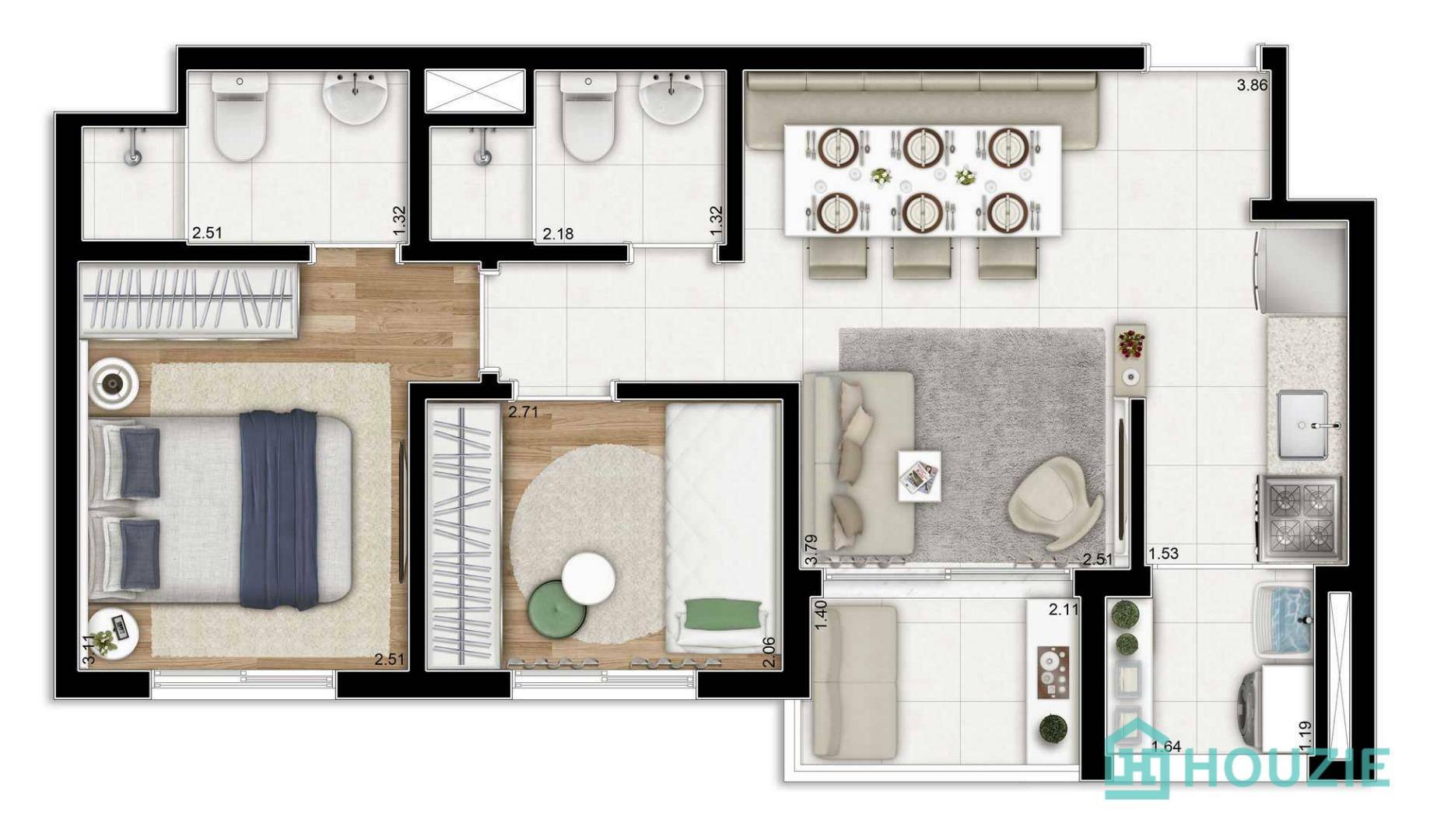 Apartamento à venda com 3 quartos, 85m² - Foto 28