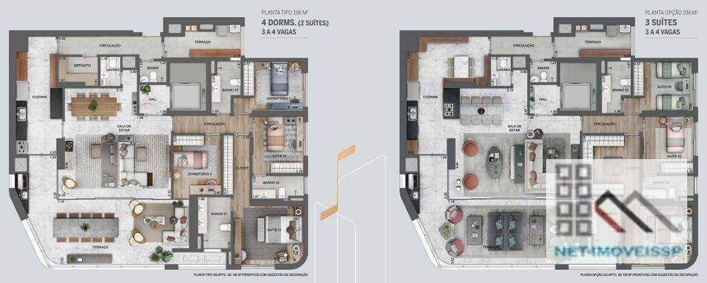 Apartamento à venda com 4 quartos, 196m² - Foto 25