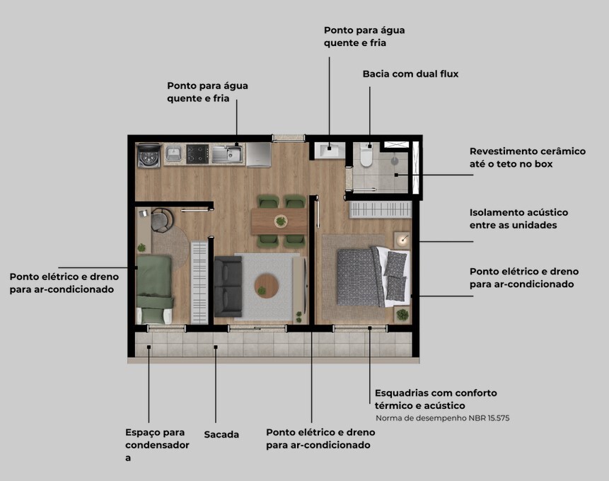 Apartamento à venda com 2 quartos, 34m² - Foto 18