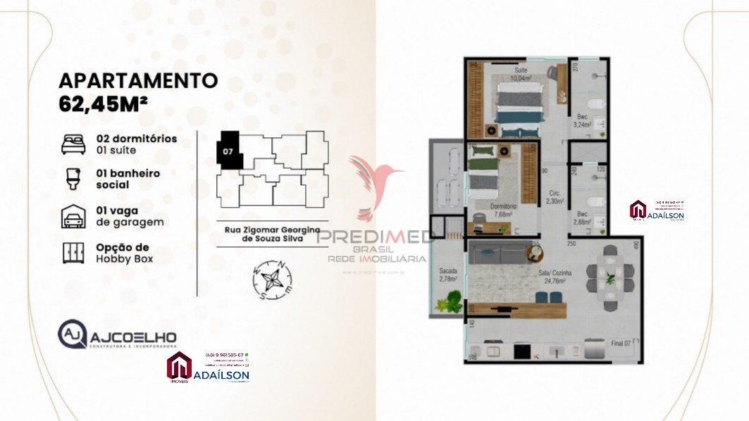 Apartamento à venda com 2 quartos, 55m² - Foto 20