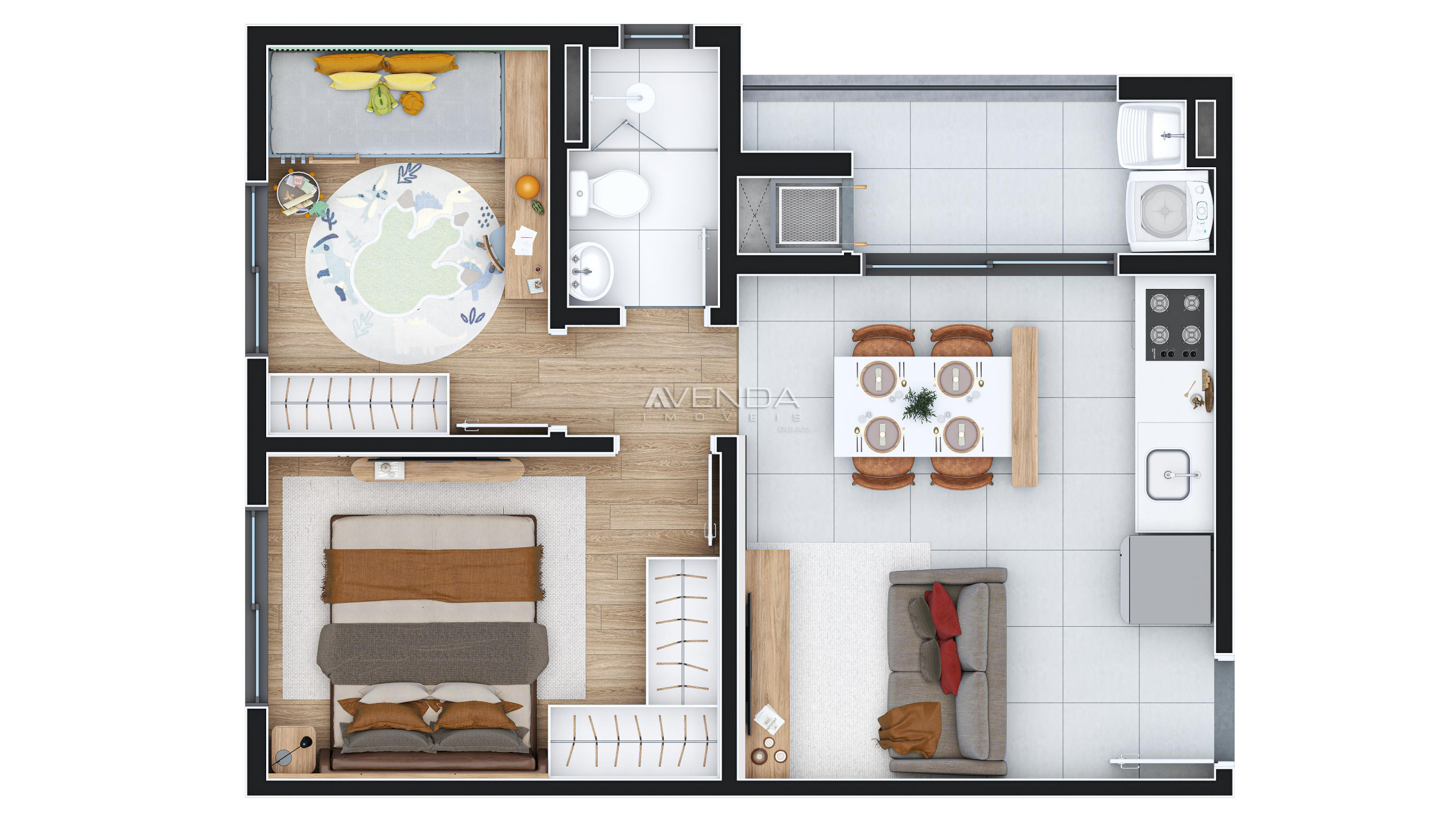 Apartamento, 2 quartos, 44 m² - Foto 5