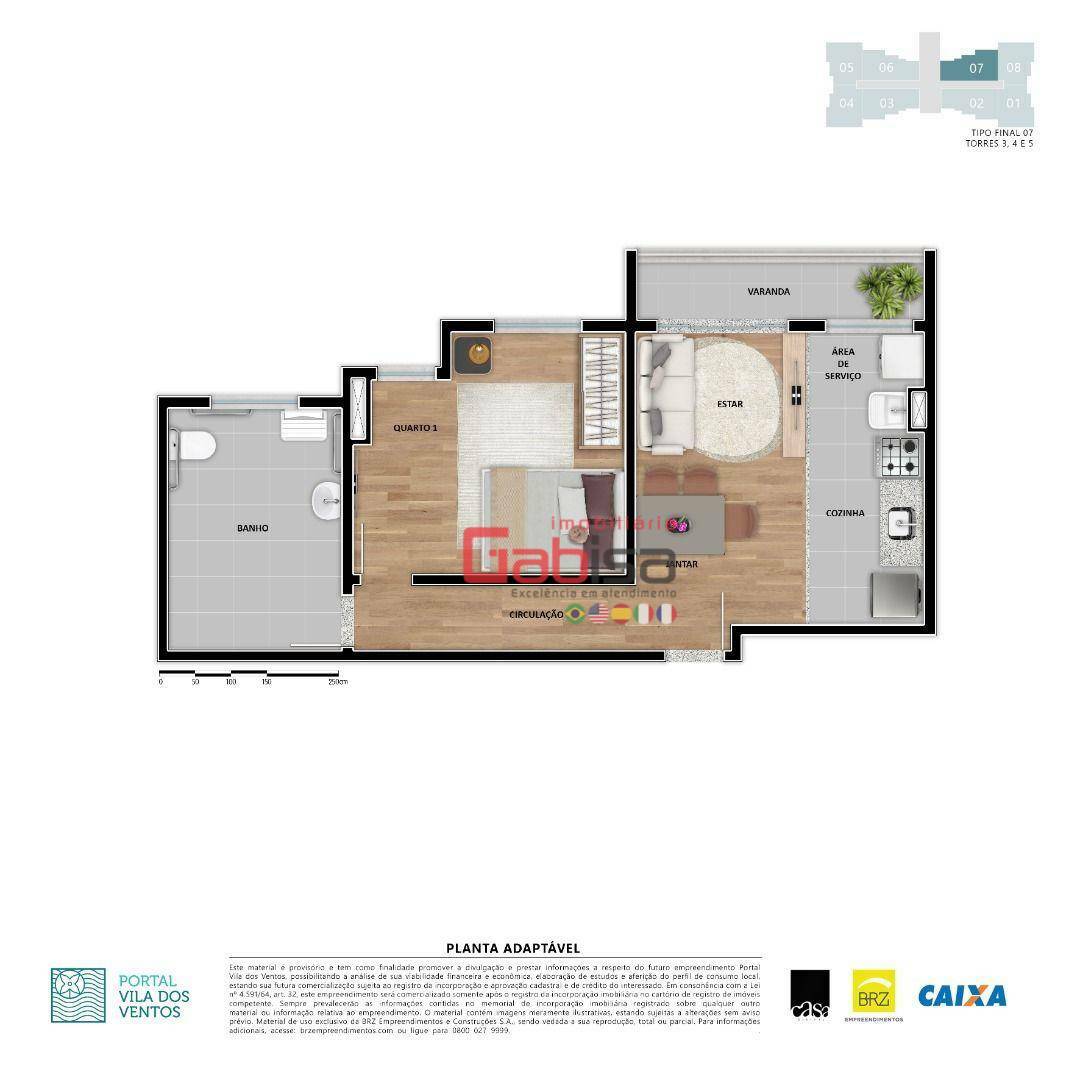 Apartamento à venda com 2 quartos, 52m² - Foto 22