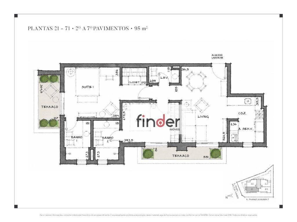 Apartamento à venda com 2 quartos, 100m² - Foto 55