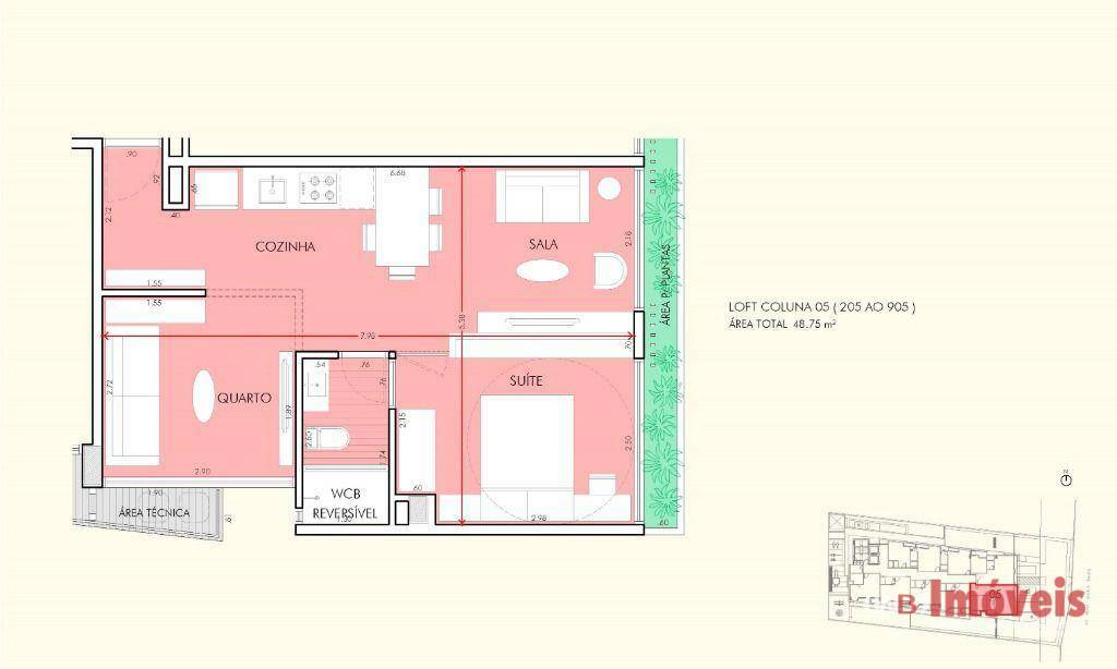 Apartamento à venda com 2 quartos, 48m² - Foto 11