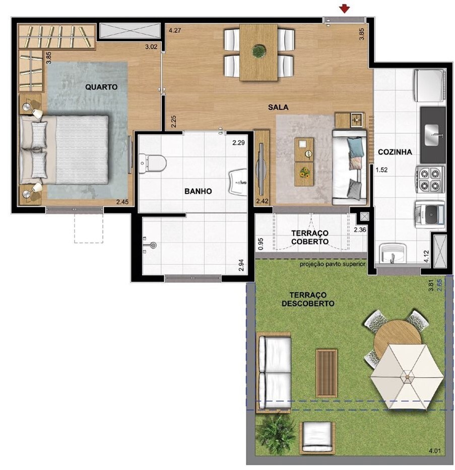 Apartamento à venda com 2 quartos, 449m² - Foto 26