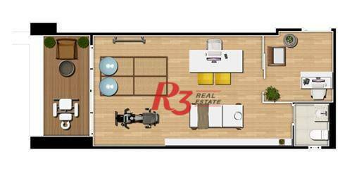 Conjunto Comercial-Sala para alugar, 101m² - Foto 19