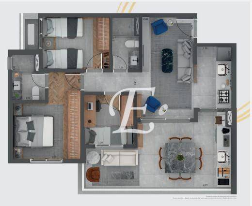 Apartamento à venda com 3 quartos, 78m² - Foto 15