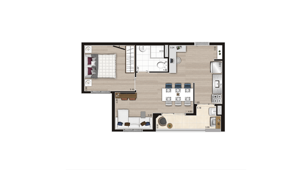 Apartamento à venda com 2 quartos, 42m² - Foto 25