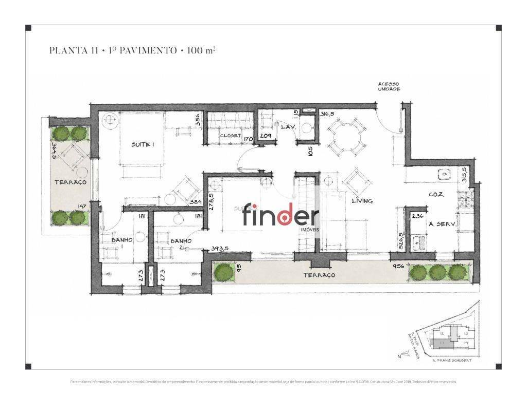 Apartamento à venda com 2 quartos, 100m² - Foto 51