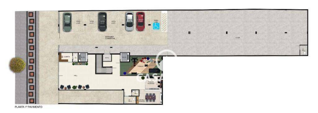 Apartamento à venda com 1 quarto, 56m² - Foto 12