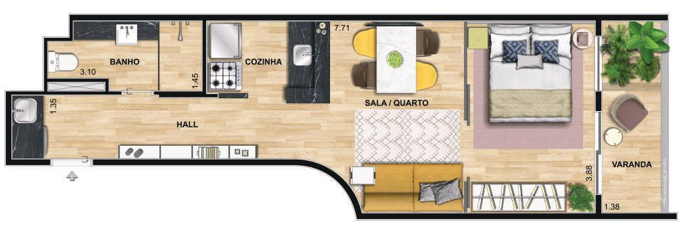 Cobertura à venda com 1 quarto, 4392m² - Foto 27