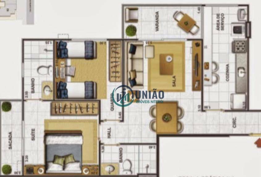 Apartamento à venda com 2 quartos, 64m² - Foto 26