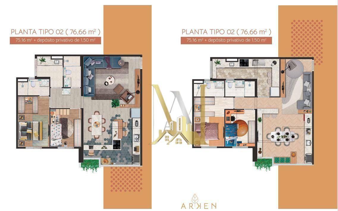 Apartamento à venda com 3 quartos, 83m² - Foto 14