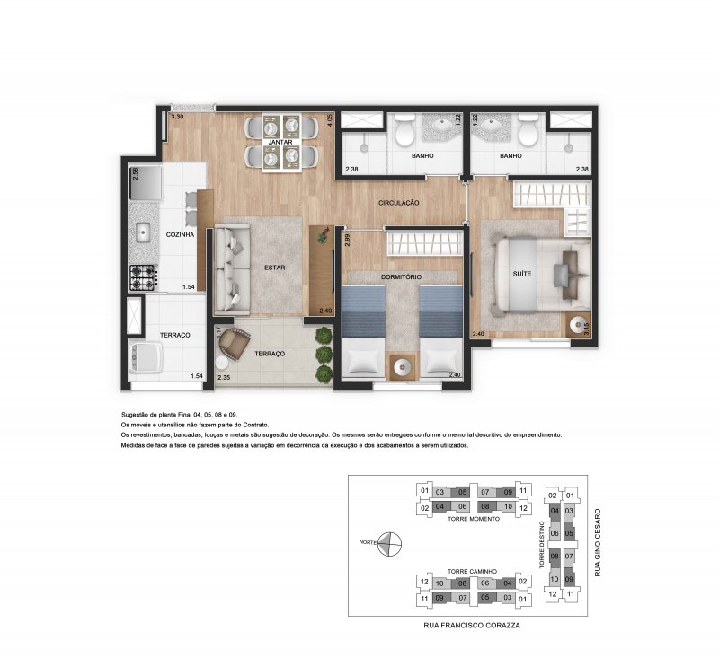 Apartamento à venda com 3 quartos, 62m² - Foto 32