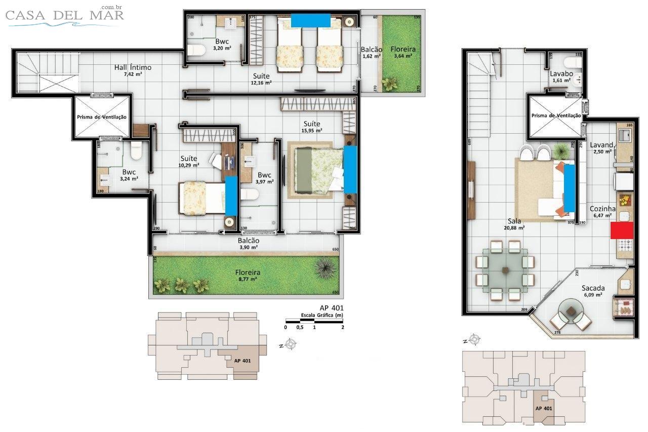 Apartamento à venda com 3 quartos, 143m² - Foto 13