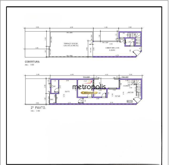 Cobertura, 2 quartos, 104 m² - Foto 2