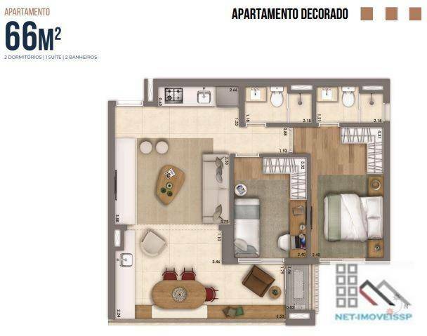 Apartamento à venda com 2 quartos, 65m² - Foto 20