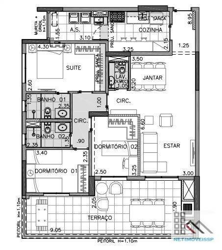 Apartamento à venda com 2 quartos, 115m² - Foto 23