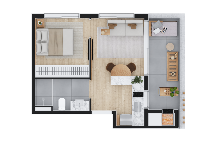 Apartamento à venda com 1 quarto, 3108m² - Foto 36