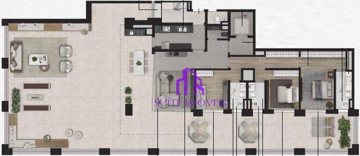 Apartamento à venda com 2 quartos, 135m² - Foto 22