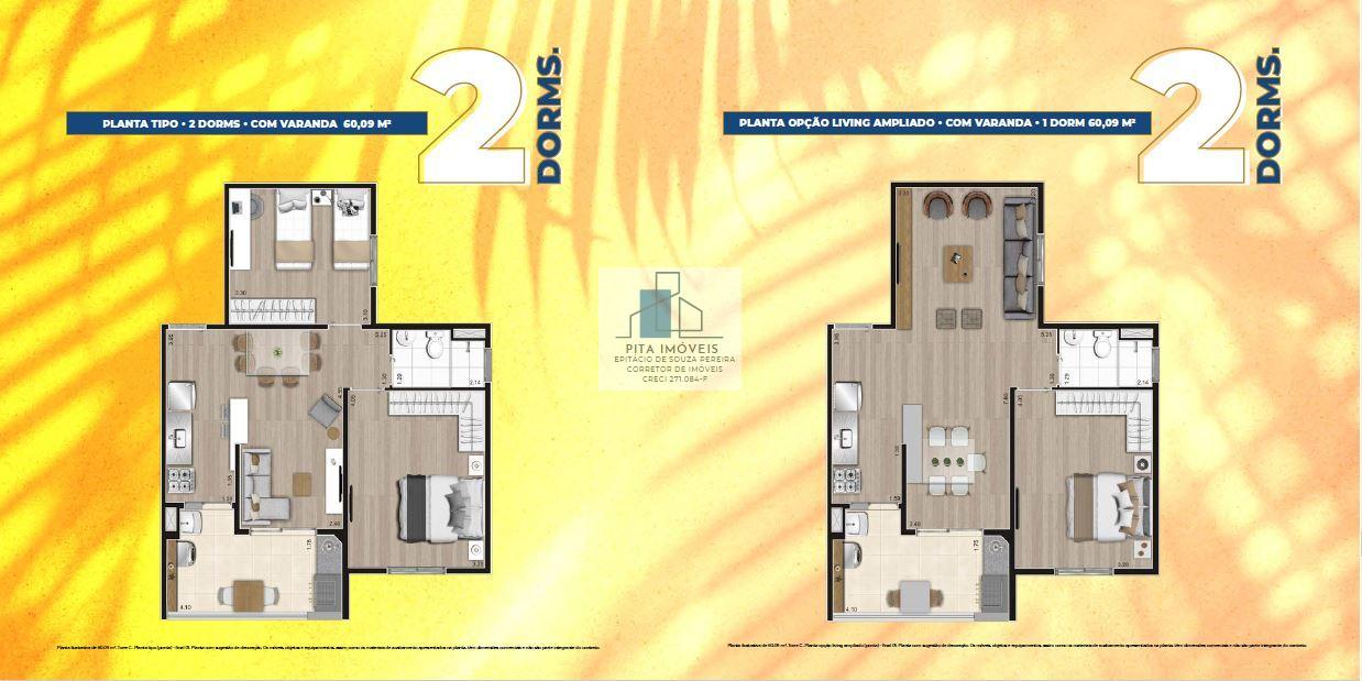 Apartamento à venda com 2 quartos, 60m² - Foto 15