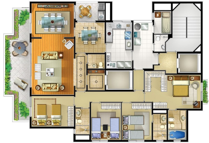 Apartamento à venda com 3 quartos, 173m² - Foto 10