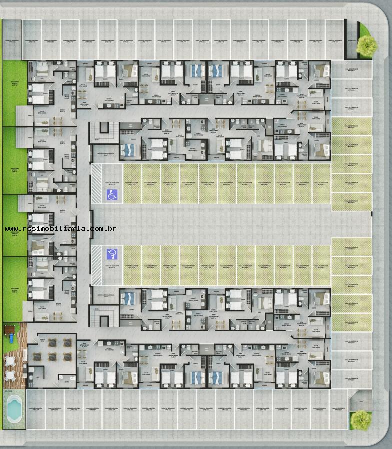 Apartamento à venda com 2 quartos, 54m² - Foto 2