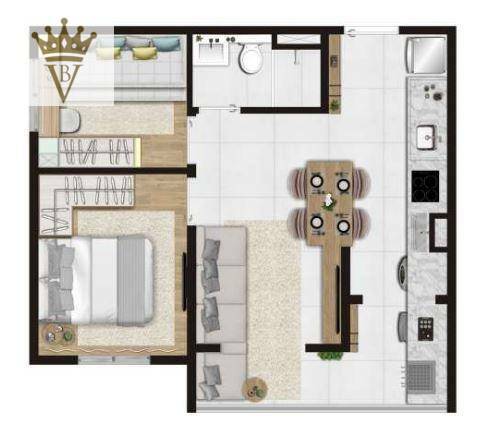 Apartamento à venda com 2 quartos, 35m² - Foto 20