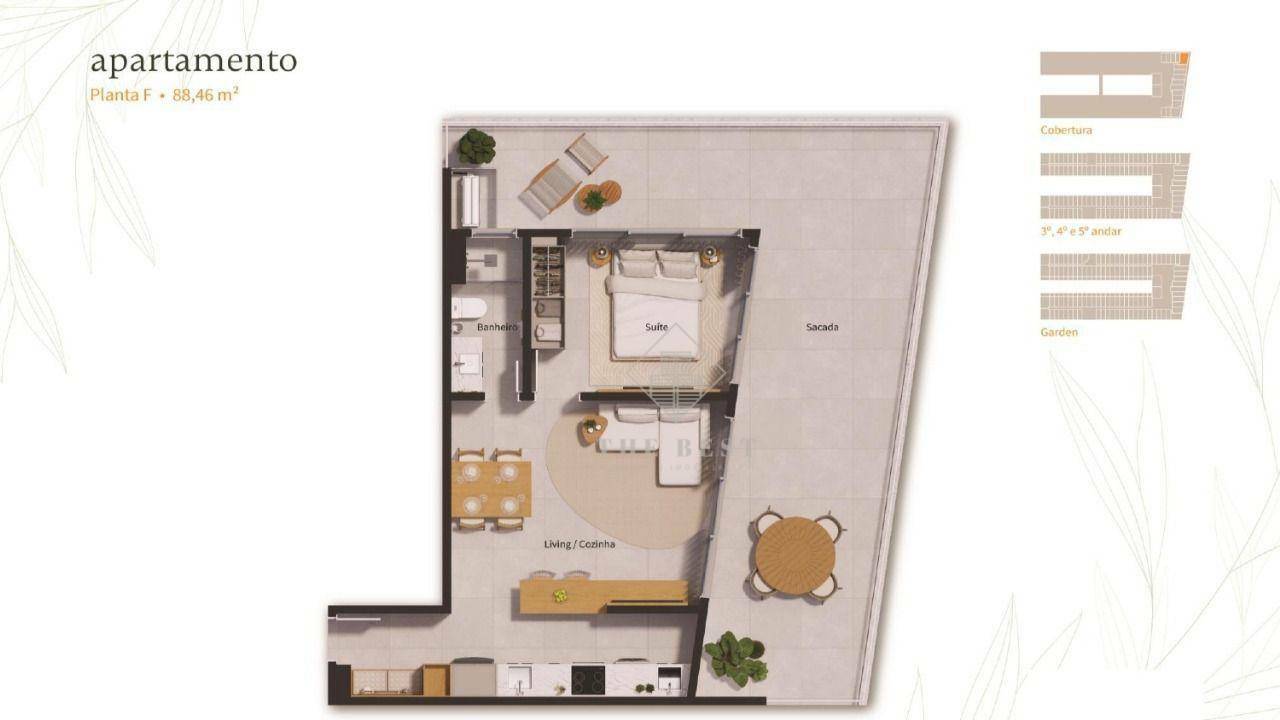 Apartamento à venda com 1 quarto, 51m² - Foto 43