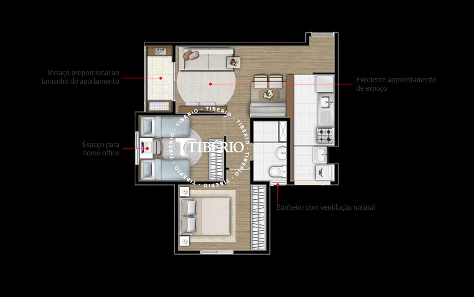 Apartamento à venda com 2 quartos, 48m² - Foto 38