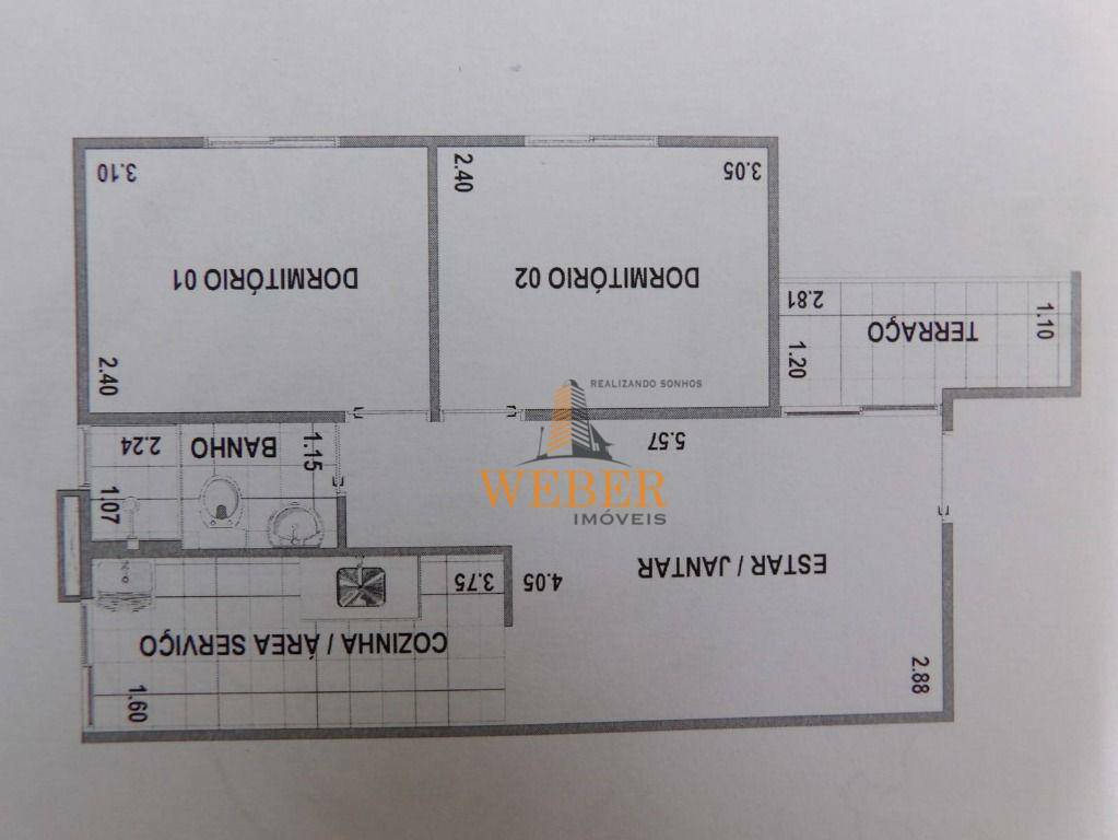 Apartamento à venda com 2 quartos, 47m² - Foto 24