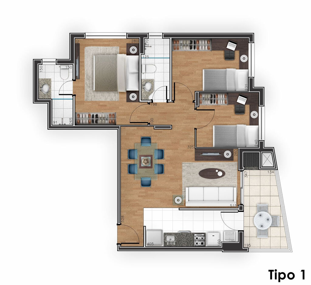 Apartamento à venda com 3 quartos, 7735m² - Foto 16