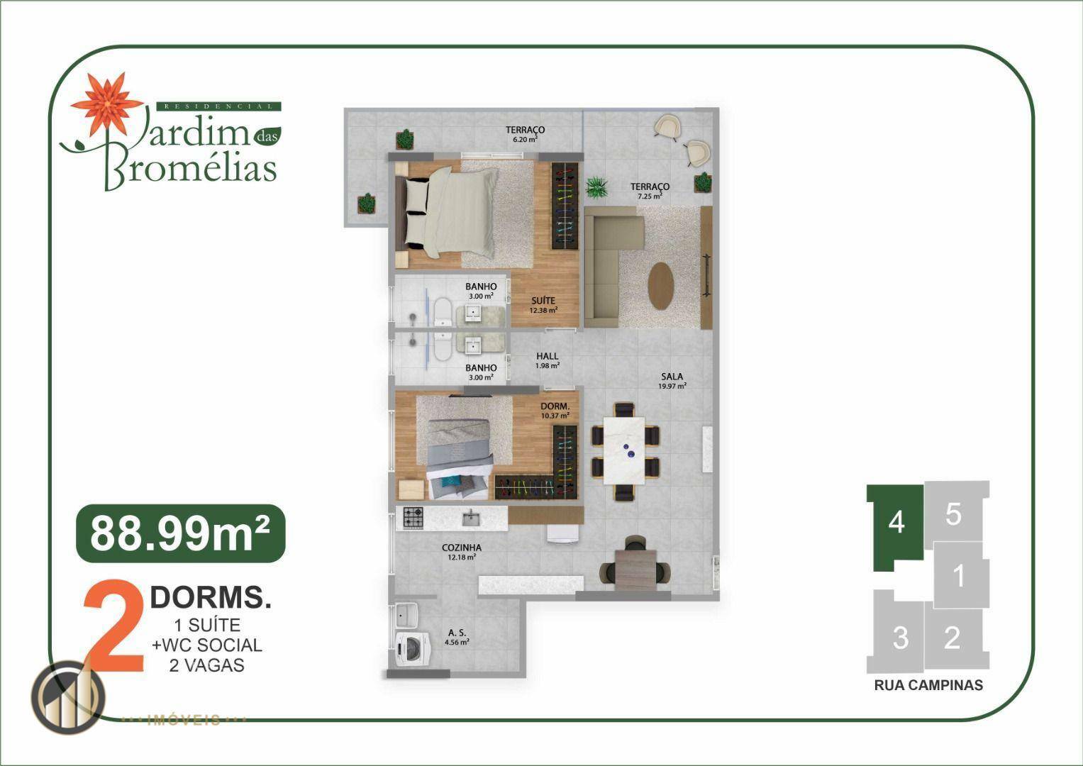 Apartamento à venda com 2 quartos, 88m² - Foto 6