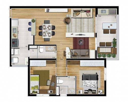 Apartamento à venda com 2 quartos, 84m² - Foto 23