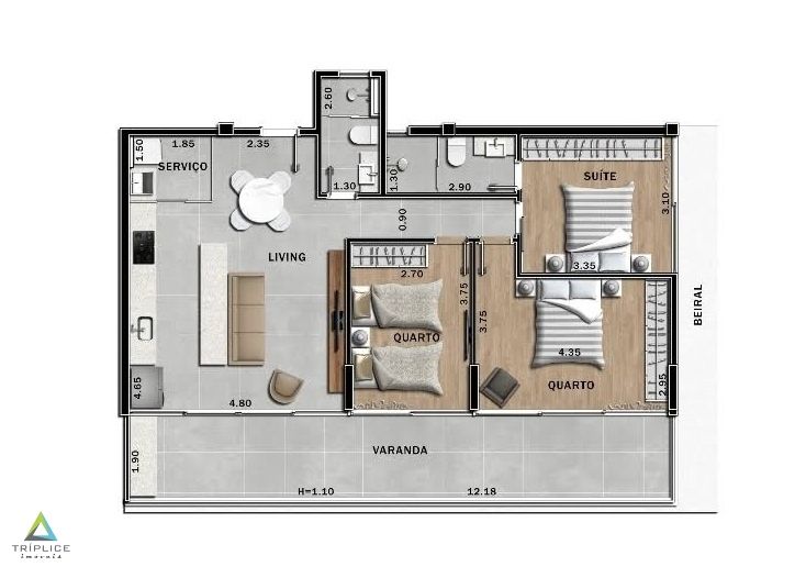 Apartamento à venda com 2 quartos, 61m² - Foto 99