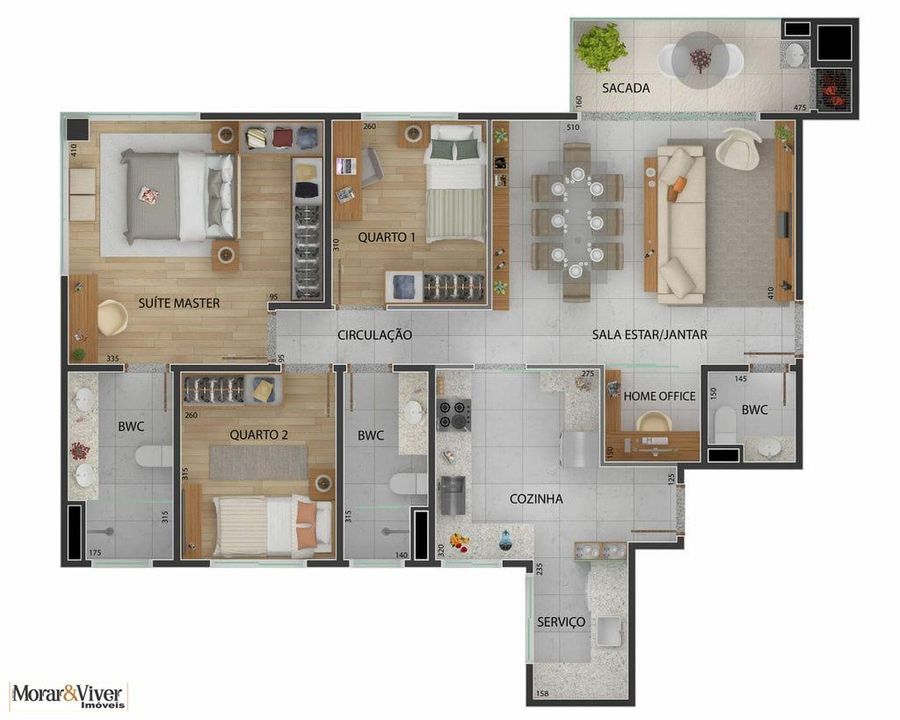 Apartamento à venda com 3 quartos, 104m² - Foto 12