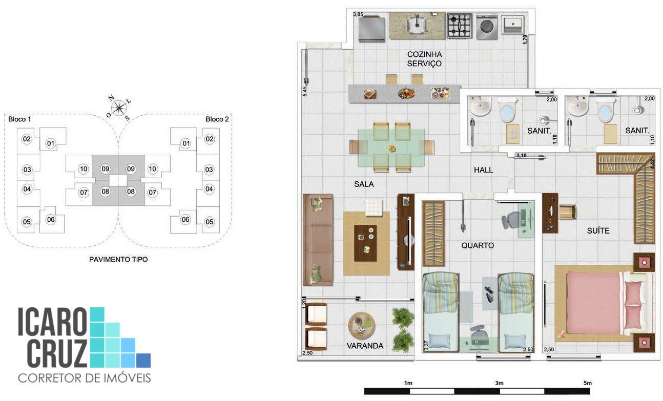 Apartamento à venda com 2 quartos, 56m² - Foto 25