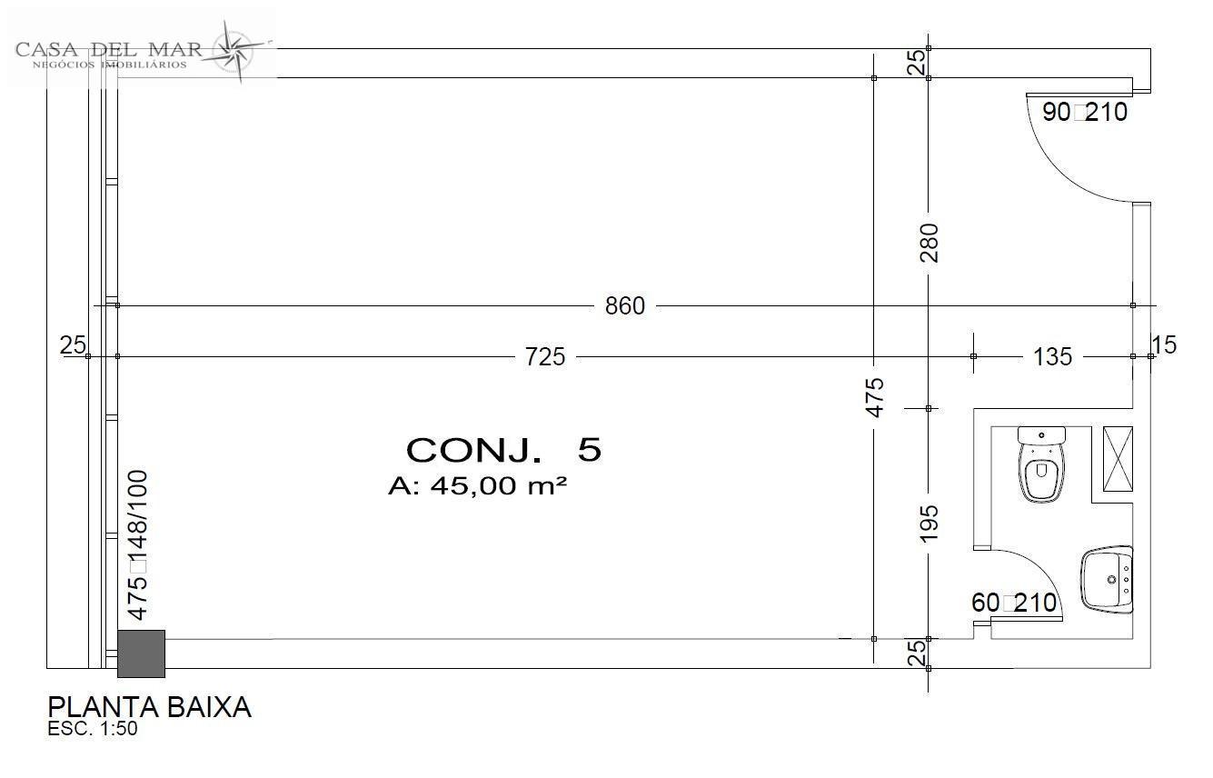 Conjunto Comercial-Sala à venda, 90m² - Foto 6