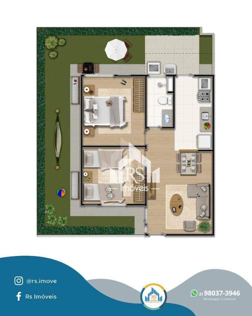 Apartamento à venda com 2 quartos, 100m² - Foto 41