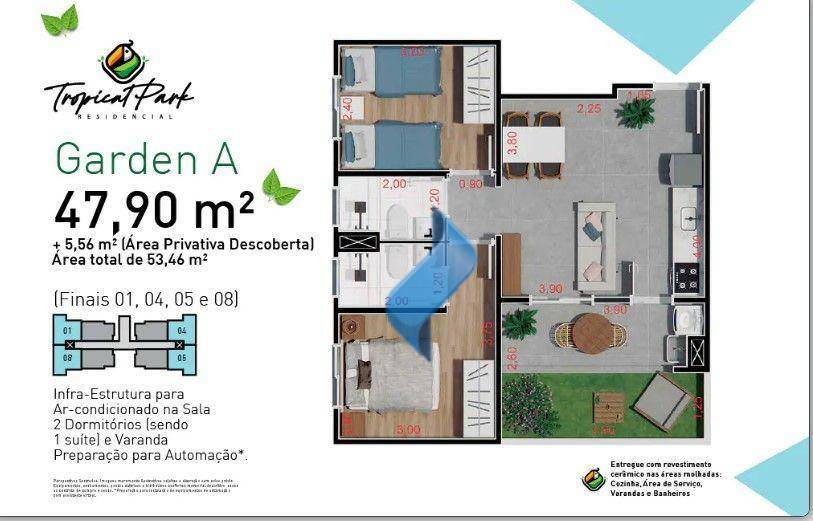 Apartamento à venda com 3 quartos, 69m² - Foto 21