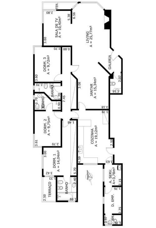 Apartamento à venda com 4 quartos, 161m² - Foto 5