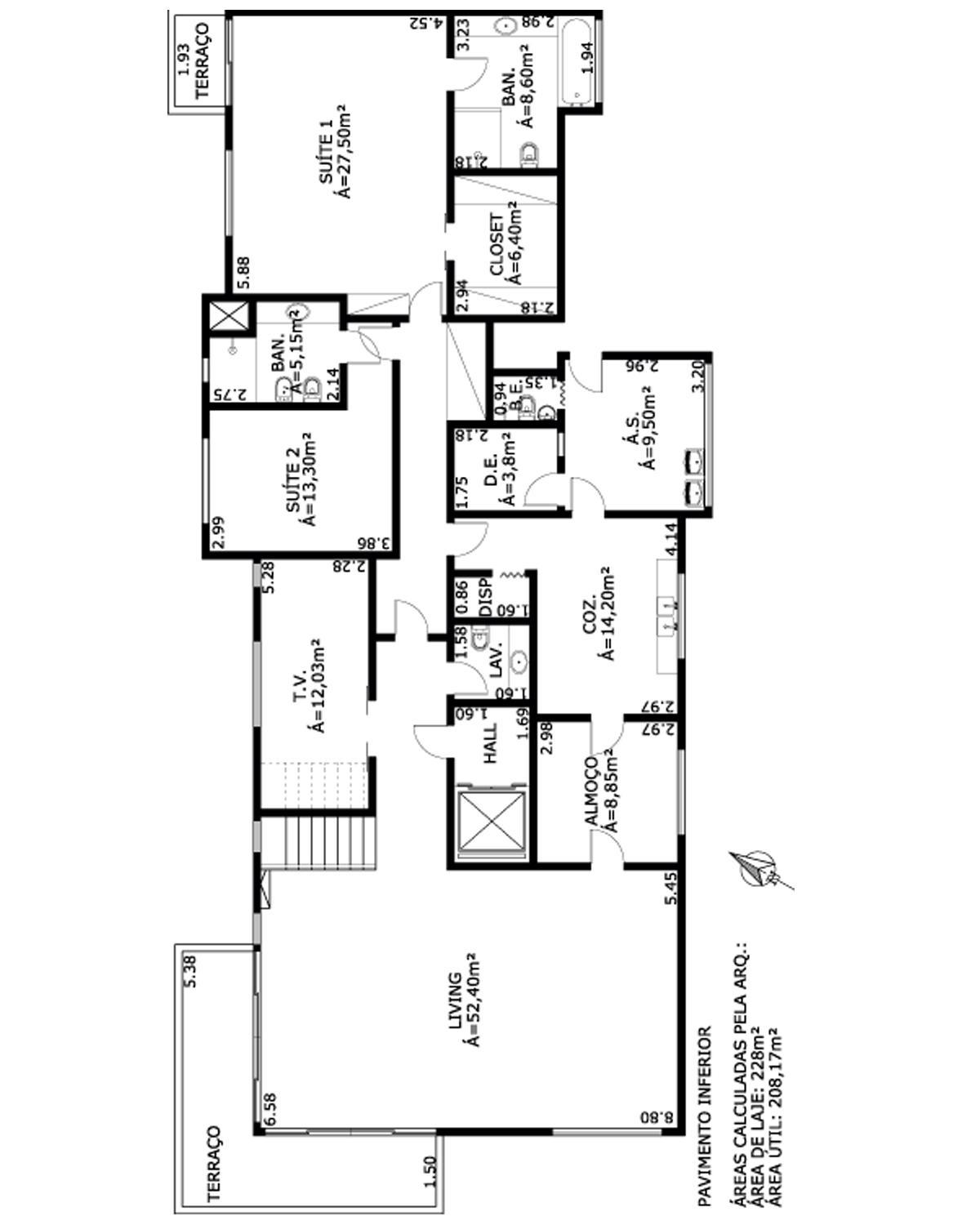 Apartamento à venda com 4 quartos, 220m² - Foto 2