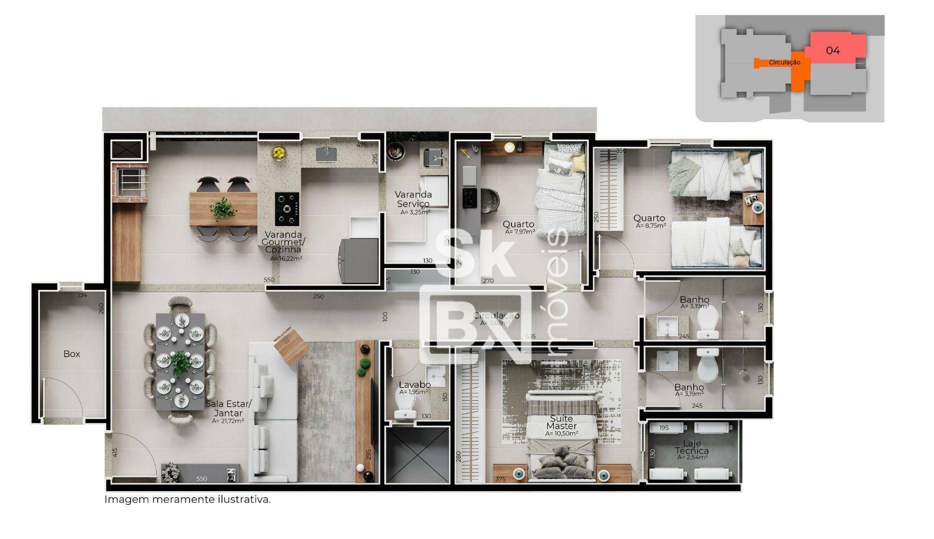 Apartamento à venda com 3 quartos, 95m² - Foto 10