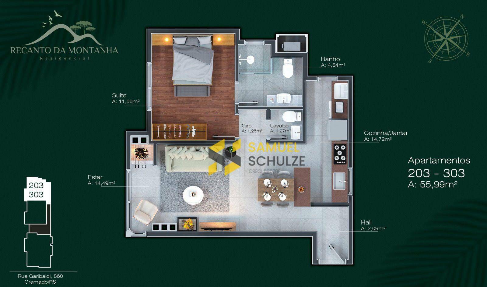 Apartamento à venda com 2 quartos, 83m² - Foto 8