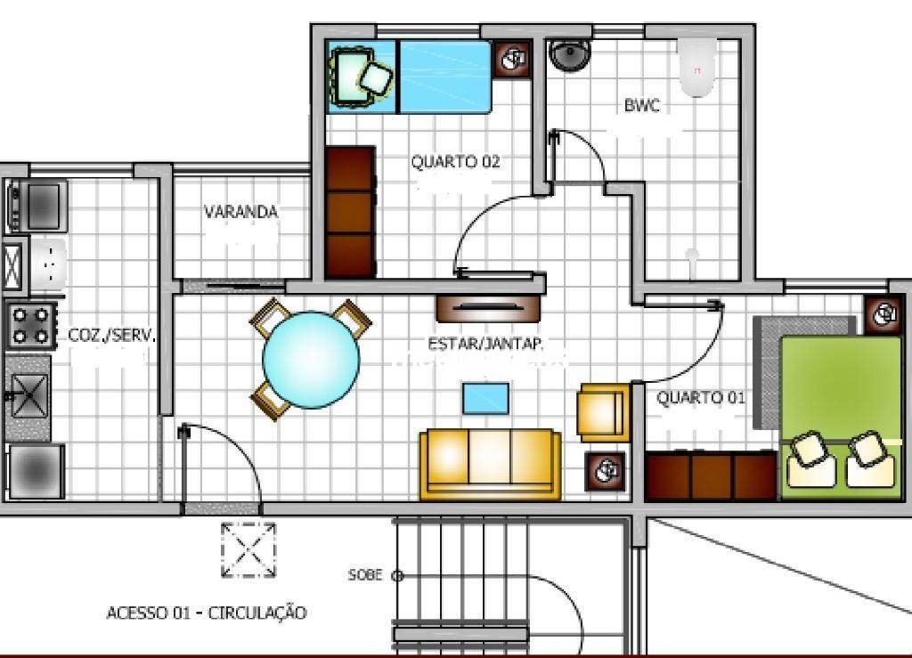 Apartamento Lançamentos com 2 quartos, 42m² - Foto 27