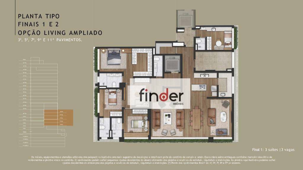 Apartamento à venda com 4 quartos, 225m² - Foto 50