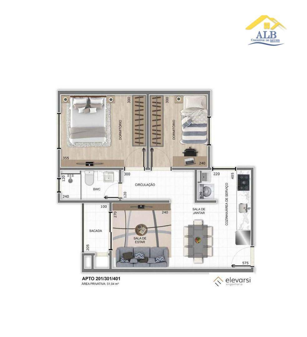 Apartamento à venda com 3 quartos, 65m² - Foto 12